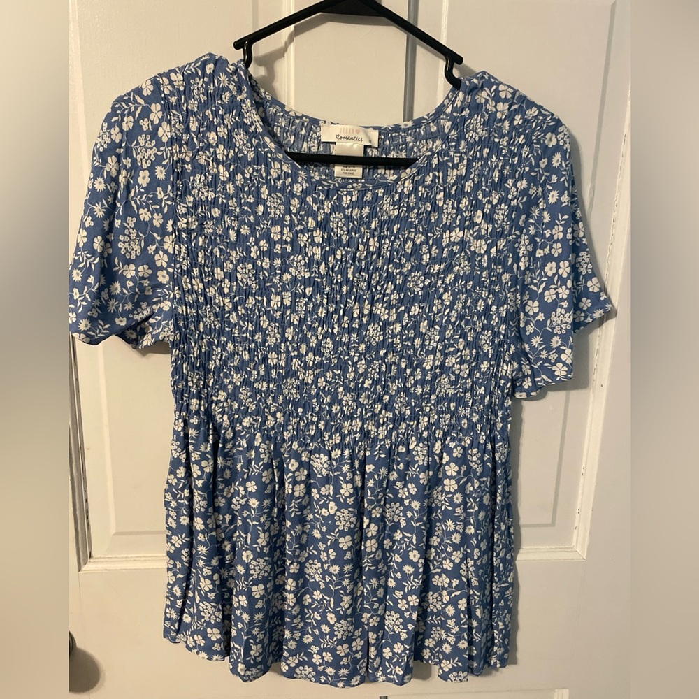 Blue Floral Dress